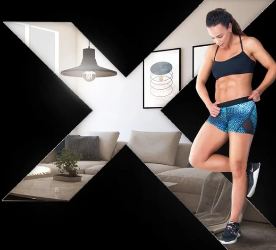 Aluna RQX treinando em casa